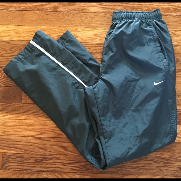 Nike Pants & Jumpsuits | Nike Casual Workout Reflective Strip Track Pants M | Poshmark